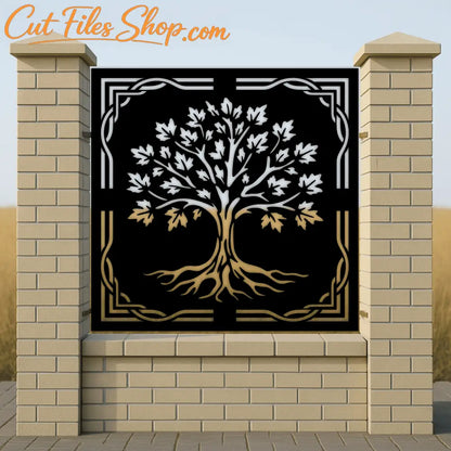 Gate Tree CNC SVG DXF files
