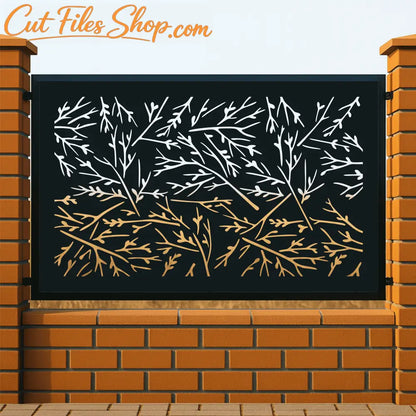 Gate Panels CNC SVG DXF