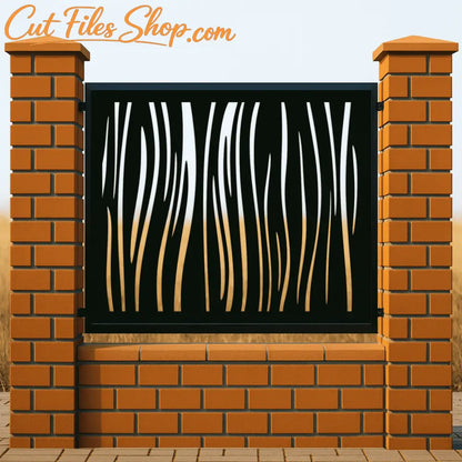 Gate Panels CNC SVG DXF for Laser cutting