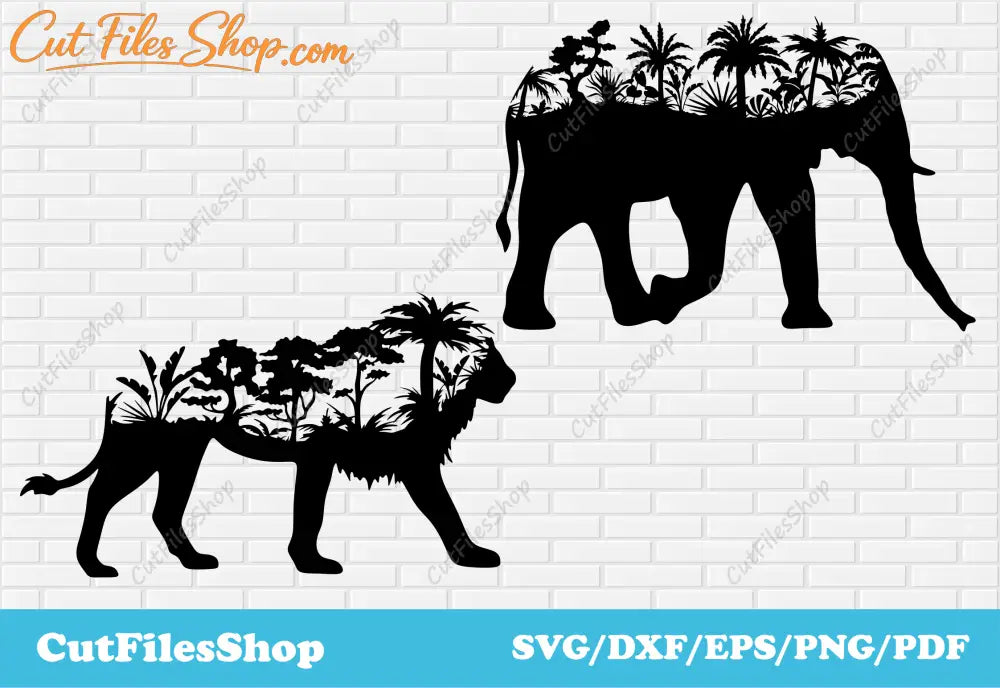 CNC files for Laser cutter, Svg files for cricut, Dxf files for plasma cutting, dxf for decor making, dxf for wood, dxf for milling, clip art stickers, African animals scenes dxf, nature scenes svg, dxf metal art files, Digital files for CNC machines