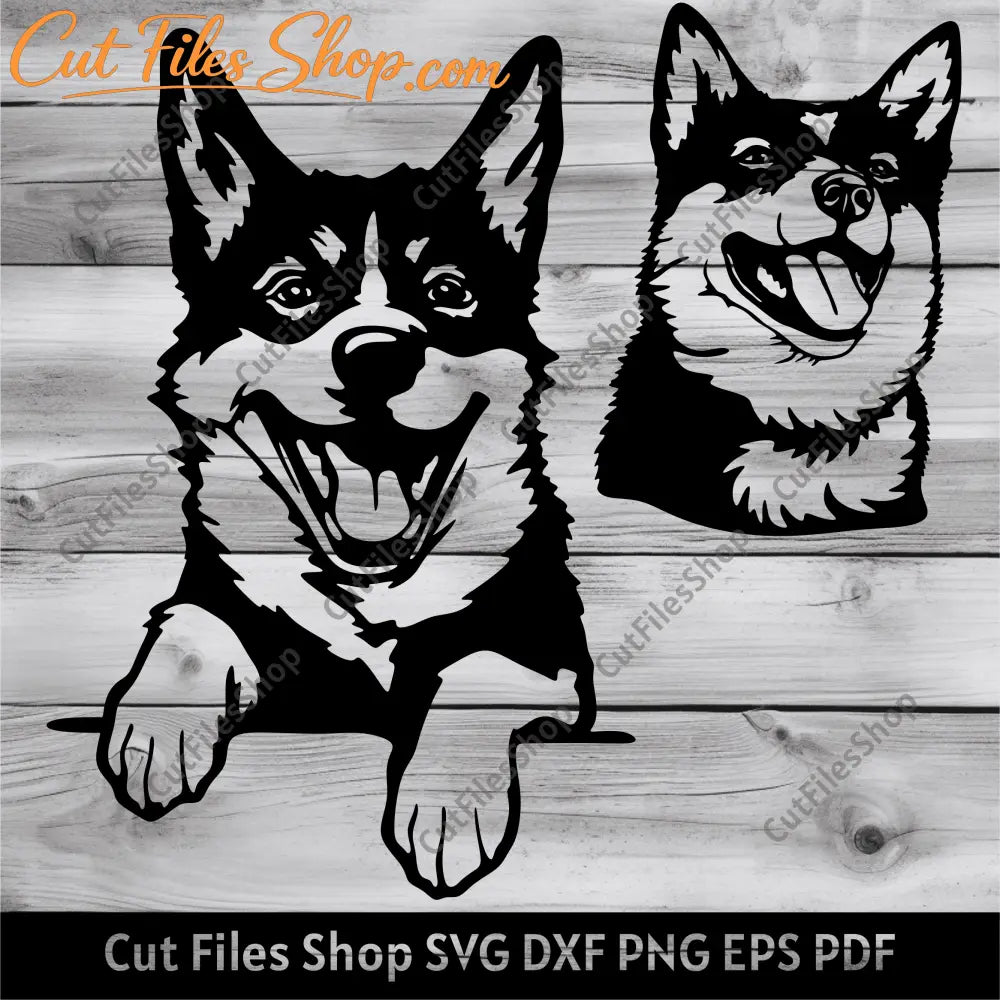 Dingo svg, dog for Cricut, Peeking Dog dxf for laser cut, Download Cnc cutting files, how to use svg files for cricut, peeking dogs svg, scanncut svg files, cnc files for wood