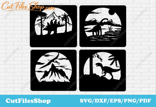 Dinosaurs dxf files, t-rex svg files, pterodactyl svg, svg for stickers, DXF for laser cut, custom dxf, svg illustration, svgs files, cuts svg, DXF files for CNC Machines, SVG Files for Cricut and Silhouette Cameo, Files For CNC Plasma, Laser and Waterjet Cutting, svg for website, Svg for card making