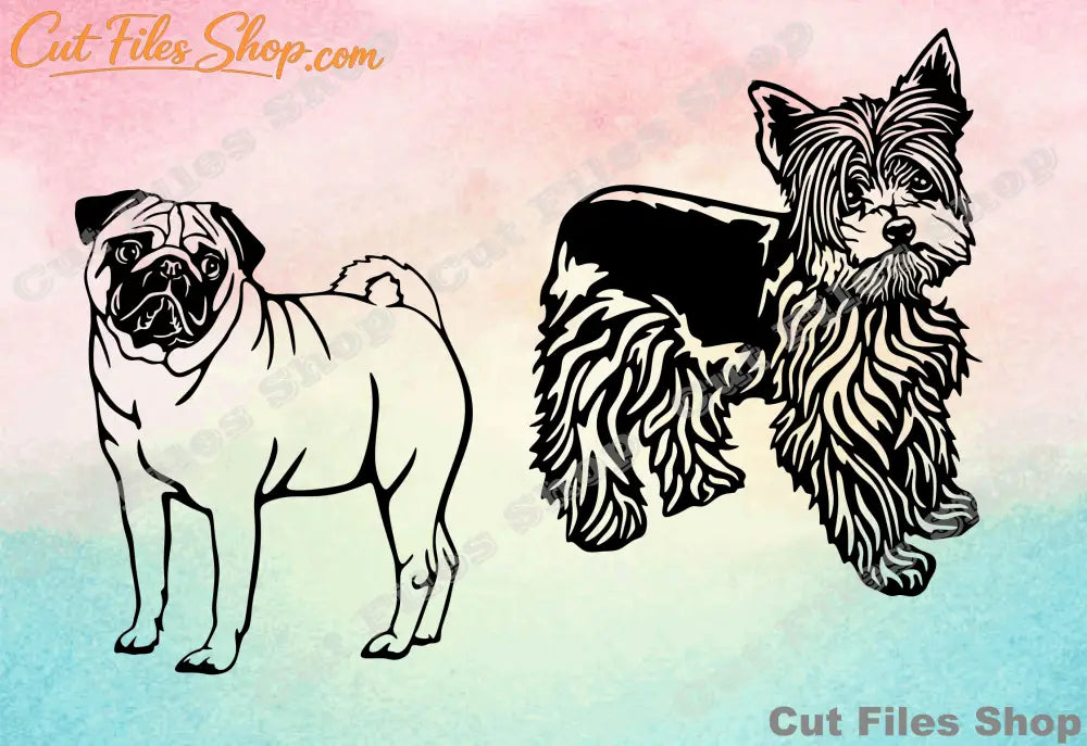 Dogs cut files, pets svg, vector files, Cut files shop, vector files for cricut, dogs dxf files, t-shirt designs, pets for cricut, cute dog dxf, pug vector images, clip art vinyl stickers, pets dxf files, dxf images, laser cutting, dog cricut