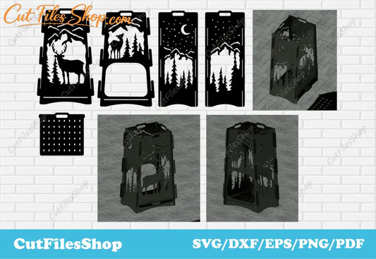 DXF files Fire Pit nature for Laser cutting, Plasma cutting files, fire pit garden ideas, dxf for cnc, fire pit garden dxf free, fire pit cnc files, free download fire pit dxf, fire pit ideas australia, deer garden decor dxf, forest decor dxf files