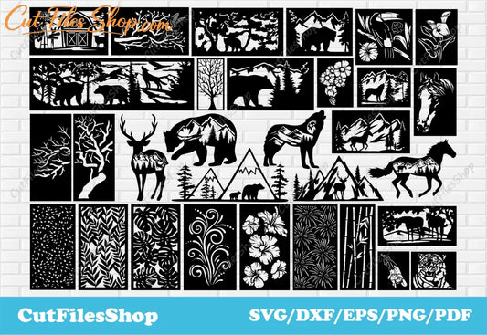 Panels dxf, Tree dxf, Dxf for CNC, decor dxf, vector cut files, dxf files, Dxf files for plasma cutting, Files for laser cut, Svg for cricut, Dxf for decor making, free laser cut files, free dxf files, garden decor dxf, bear dxf, wildlife dxf, horse dxf, wold dxf files, deer dxf for plasma, panels cnc for plasma cut, flowers svg, farm scenes dxf, wildlife scenes dxf, birds scenes dxf, svg files, cut files, horses scenes dxf, tree dxf for laser cut, panels for plasma, tree for laser cut
