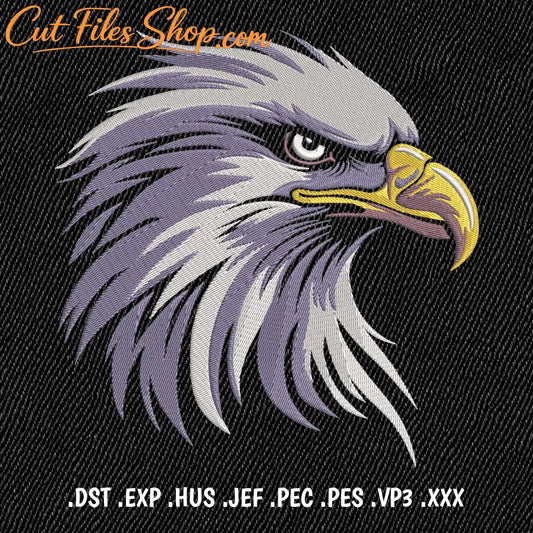 eagle embroidery design machine embroidery file
