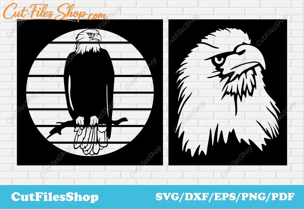 Eagles dxf for Laser cutting, Eagles for cricut, Laser Engraving, Clip Art svg, Birds for Cricut, laser svg, eagle decor dxf, nature scene dxf download, dxf for download, dxf from photo, jpeg to dxf file, svg from photo