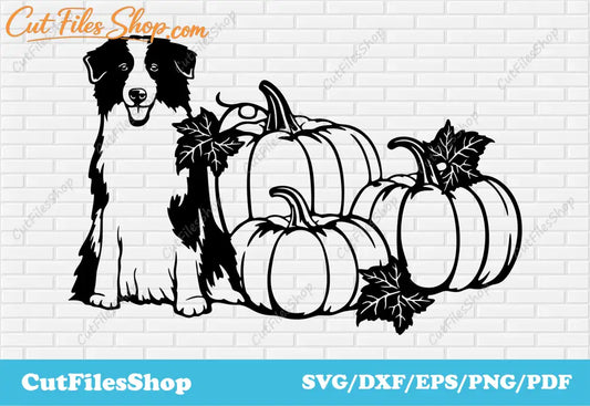 Fall scene svg for cricut, Dxf for halloween decor making, vector files laser, glowforge cut file, halloween dog, pumpkins halloween svg, halloween scene, autumn scene, happy fall scene svg dxf, laser cut designs, cricut designs svg