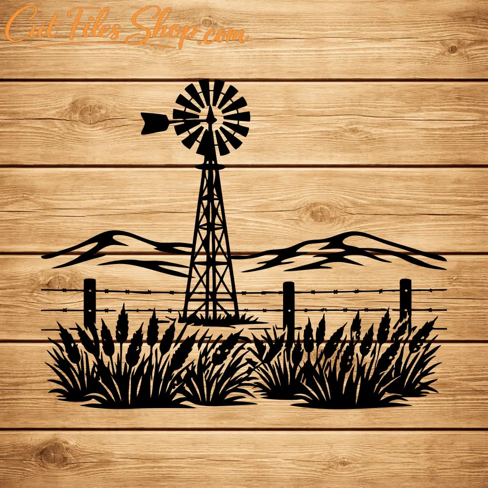 Metal ranch sign laser cut design