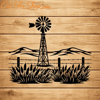 Metal ranch sign laser cut design