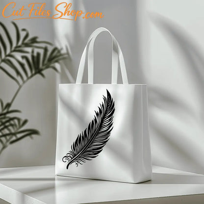 Feathers Cutting Files – SVG for Vinyl, DXF for CNC, and Embroidery Design