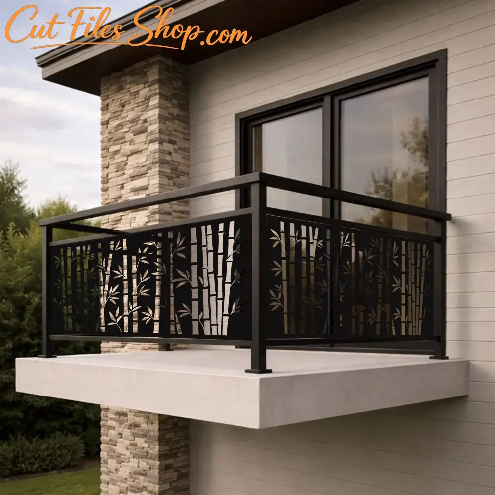 cnc cutting files for fence balcony and stair panels