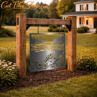 Fish silhouette SVG files for Cricut and Glowforge