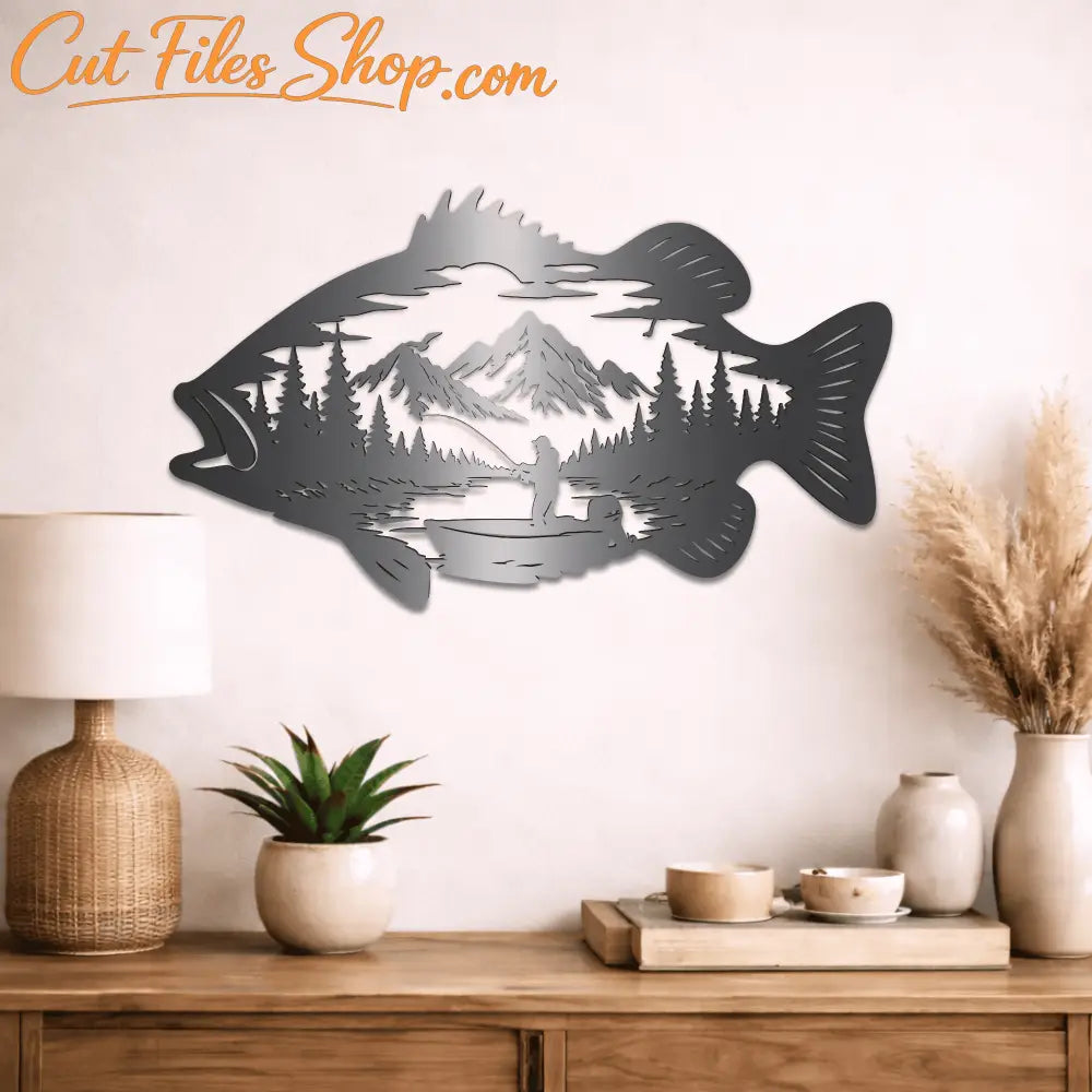 fishing cnc laser cut design
