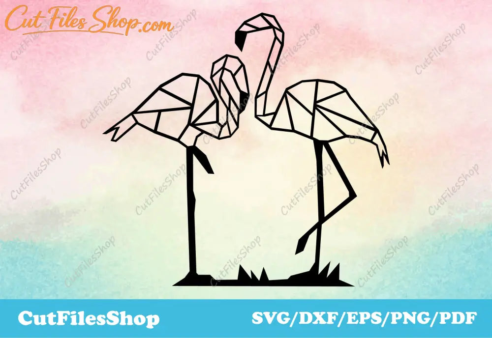 Dxf flamingo, dxf files for cnc plasma, Dxf files for Wall Decor, Dxf for Laser and Plasma Cutting, Svg files for Cricut, Silhouette Cameo files, Dxf for vinyl plotter