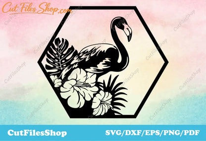 Dxf files for cutting plotters, vector art, vector shop, cut files shop, cricut files, shirt svg designs, cricut designs svg, metal art dxf, flamingo dxf, birds for cricut