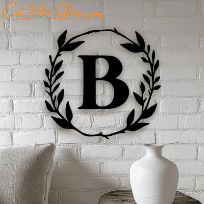 Monogram Floral SVG Files – Laser Engraving, Sublimation & DIY Crafts