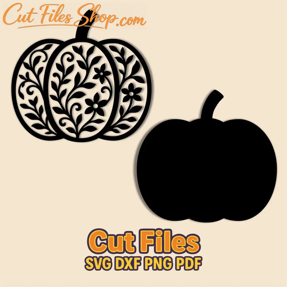 Layered pumpkin mandala SVG for Cricut