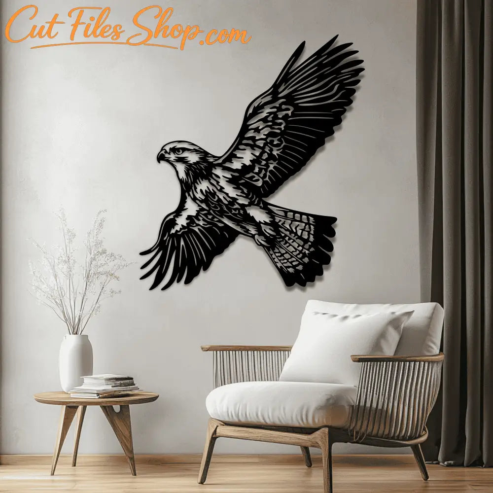 Hawk Cut Files for Cricut & CNC, Silhouette SVG, Sublimation Artwork