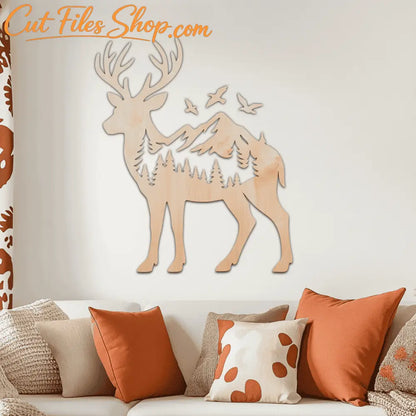 Forest animals vector for Cricut projects