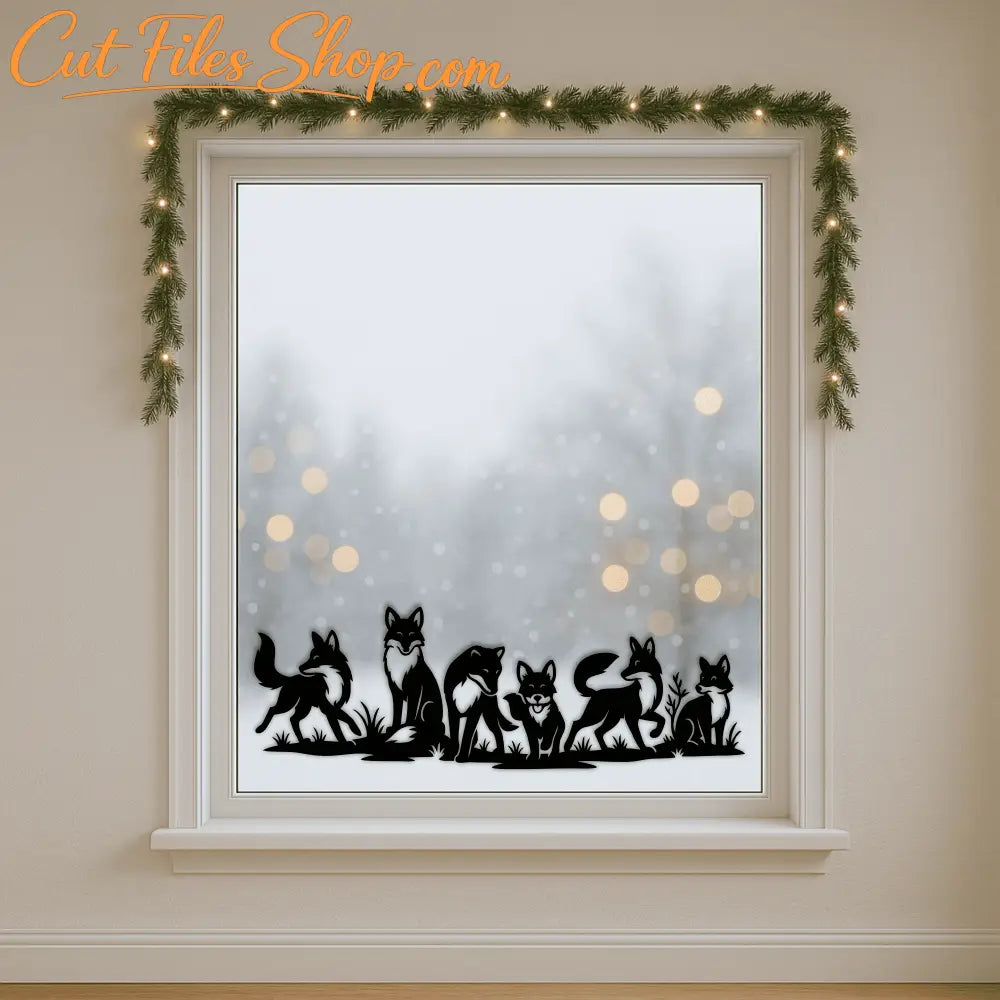Woodland animals SVG design