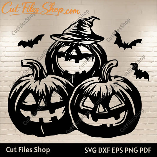 Funny Halloween Pumpkin SVG for Cricut and Glowforge: Cute Designs for T-shirts