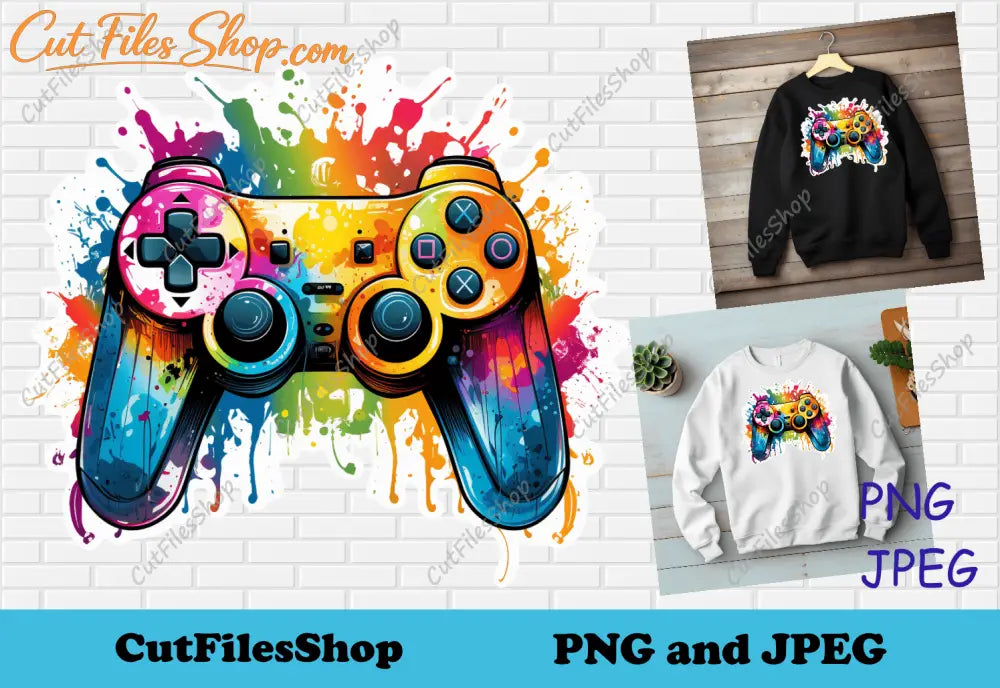 Game joystick png art, png for sublimation, T Shirt Design PNGs for Download, T Shirt PNG Transparent Images, free png for t shirt design, png art