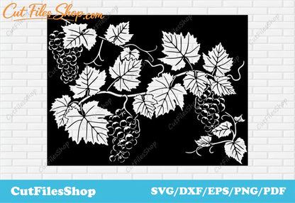 DXF file packages, Grape vector files, dxf railing panels, dxf wall panels, Laser Cutting, Plasma Cutting, wall design dxf