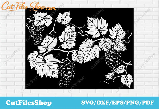 DXF file packages, Grape vector files, dxf railing panels, dxf wall panels, Laser Cutting, Plasma Cutting, wall design dxf
