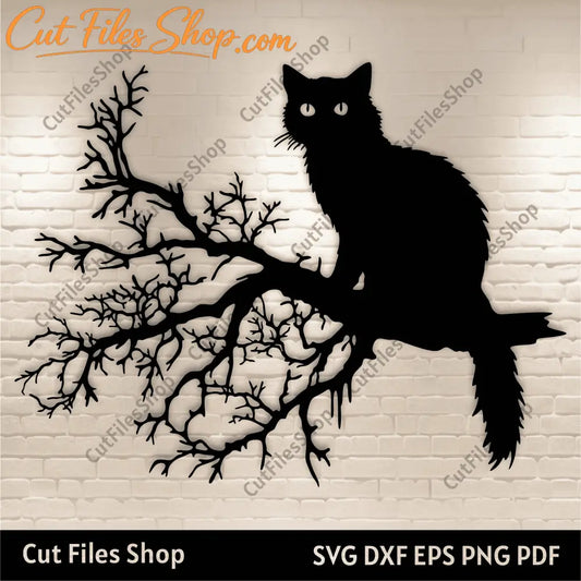 Halloween Cat SVG for Cricut | Instant Download