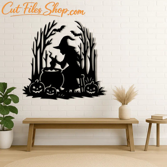 Haunted house DXF cutting file with ghosts and bats for Cricut Silhouette