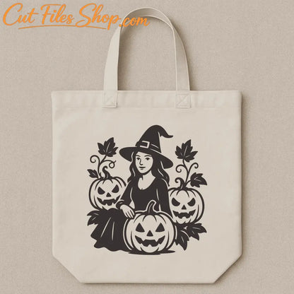 Halloween SVG DXF Bundle – Spooky Witch Ghosts Pumpkins Cutting Files for Cricut Silhouette CNC 🎃👻✨ - Digital Artwork