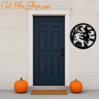 Halloween bats and pumpkins SVG DXF spooky file
