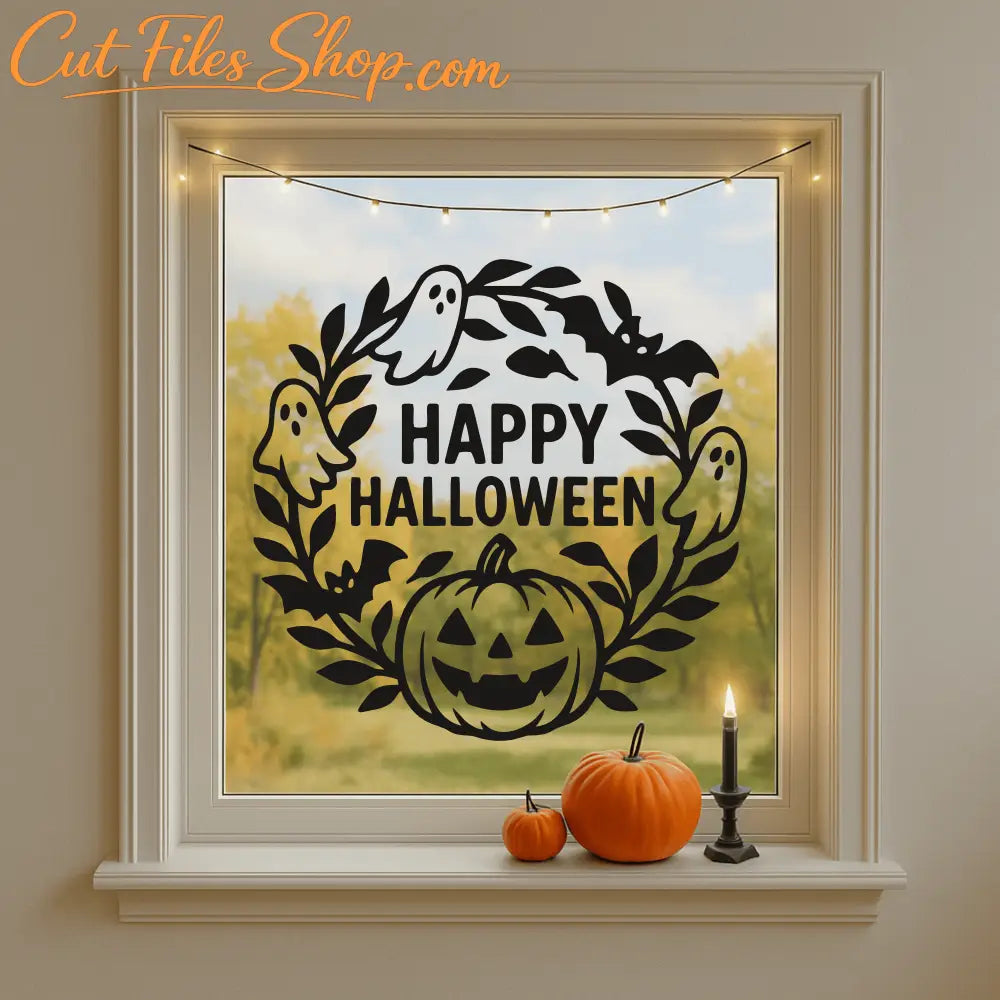 Halloween DXF design for Cricut Silhouette or Glowforge projects