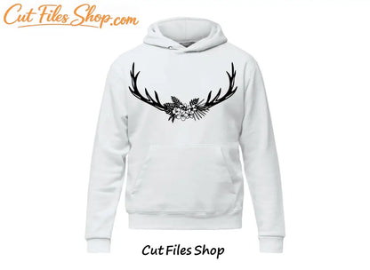 Horns with flowers, Digital files SVG DXF EPS PDF PNG for your ideas, Svg for cricut, Dxf for laser, files for decor making, sticker making, shirts designs svg, Plasma cnc cutting, svg files, free svg files, download dxf files free, sweatshirt svg designs