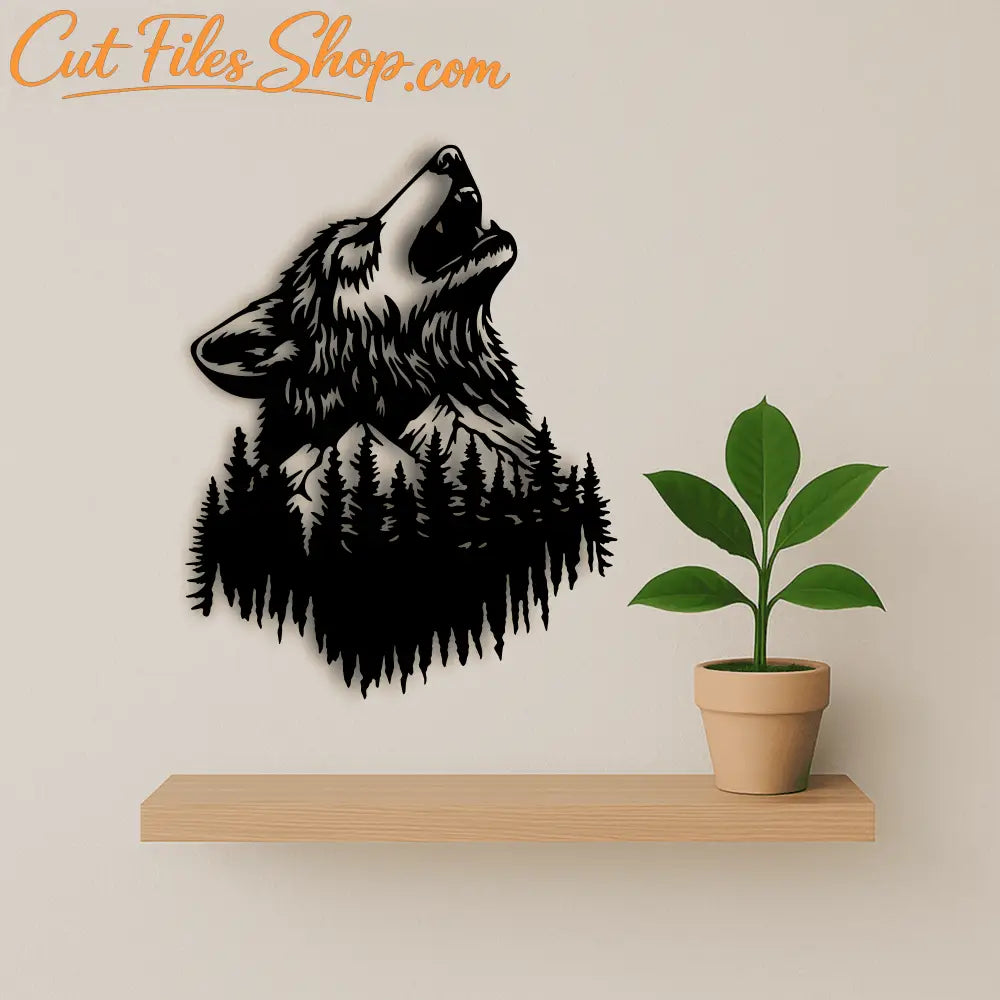 olf nature design SVG DXF for wall art and plasma cutting