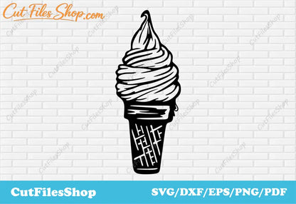 Ice cream svg cut files for cricut, Summer svg, Cricut files, Cut files shop, Ice cream dxf png files, sublimation printing t-shirts, card making png, dxf for plasma cnc, download vector images, summer time svg