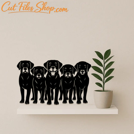 Labrador retriever SVG DXF file