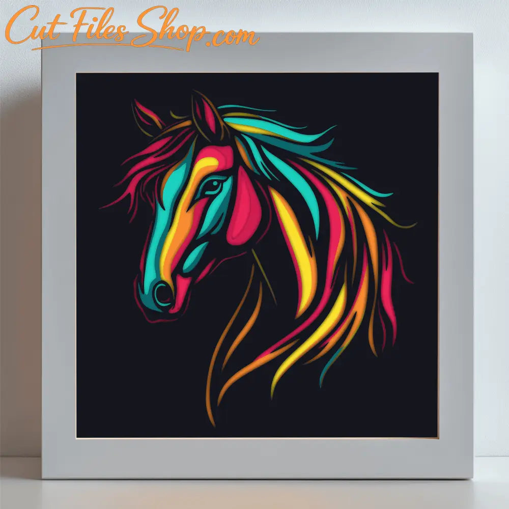 horse head svg file for cricut and glowforge