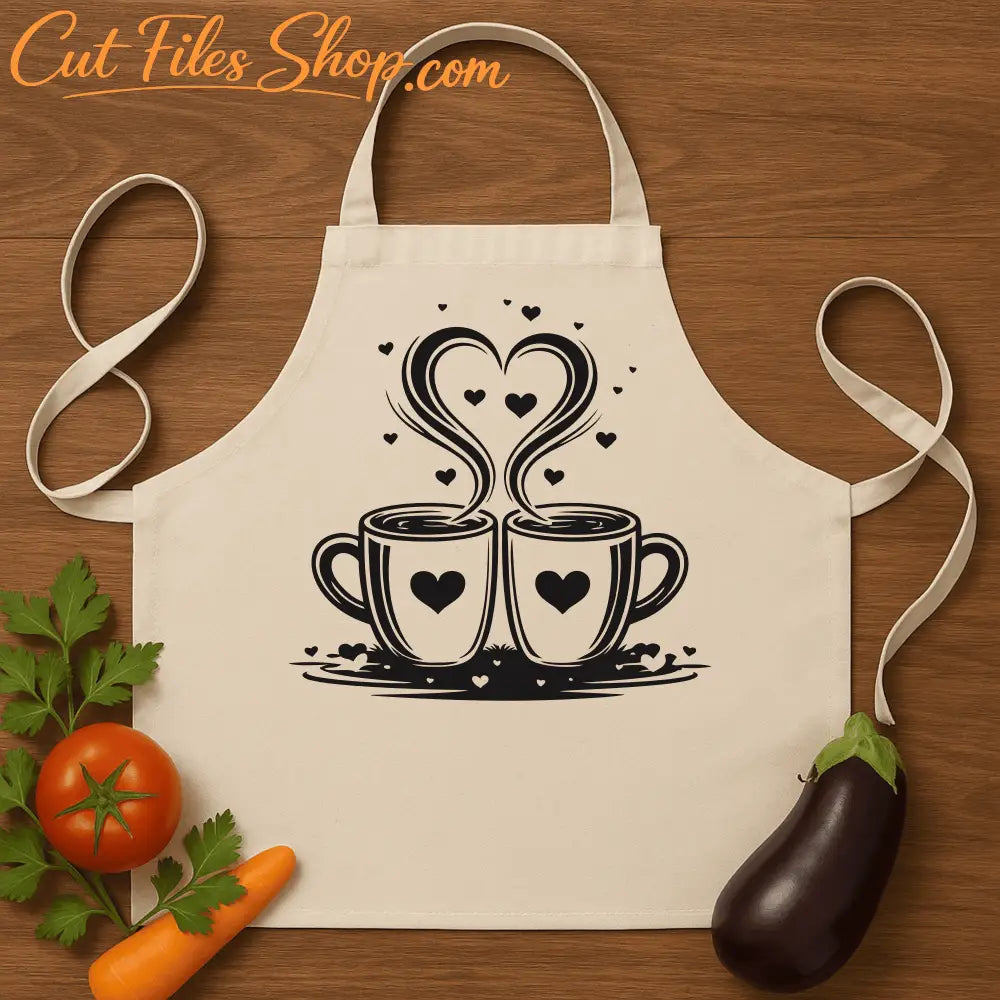 Love coffee cup SVG EPS for Cricut, sublimation and crafts