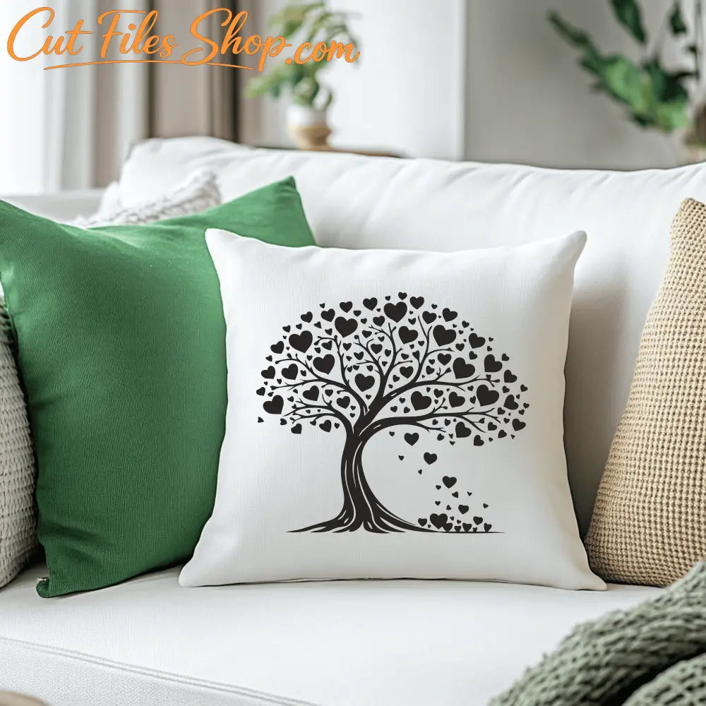 Valentine love tree SVG PNG for Silhouette, xTool and sublimation printing