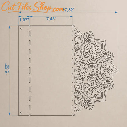 decorative wall shelf vector file for metal fabrication