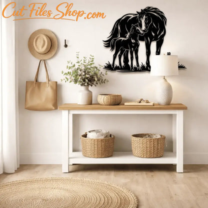 horse foal svg for cricut