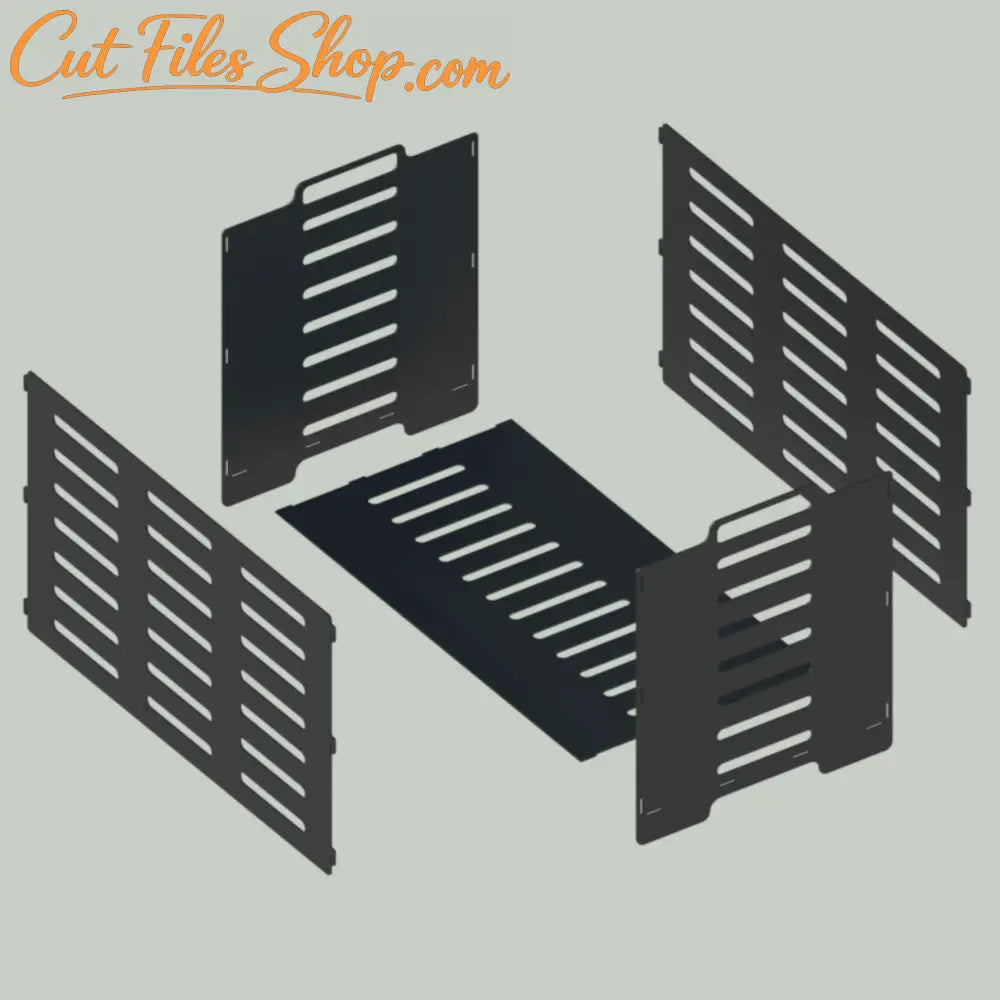 Firewood holder digital files for CNC plasma and fiber laser