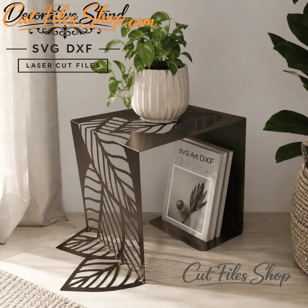 Modern leaf plant stand for CNC plasma and laser cutting