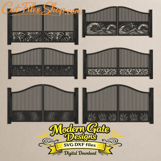 Modern metal gate design for CNC plasma cutting