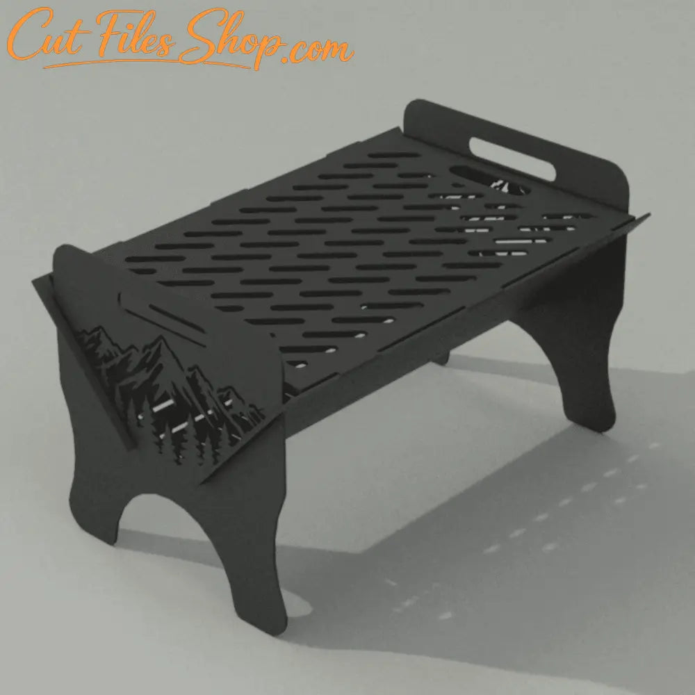 Slot together metal fire pit with no welding