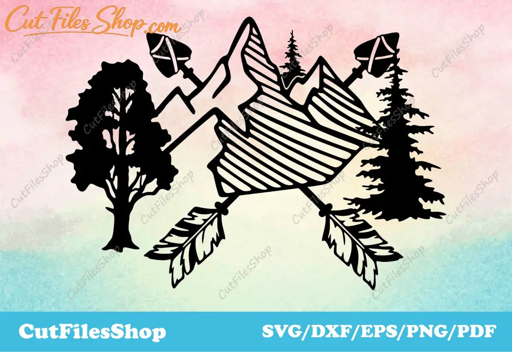 DXF collection for CNC machines, Laser cutting, Plasma cutting, Cricut files, Silhouette files, T-shirt designs