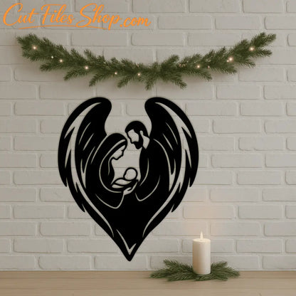 Christmas Nativity Cut Files, SVG Bundle for Ornaments, Laser Ready, CNC Compatible, Cricut Decor, Silhouette Templates
