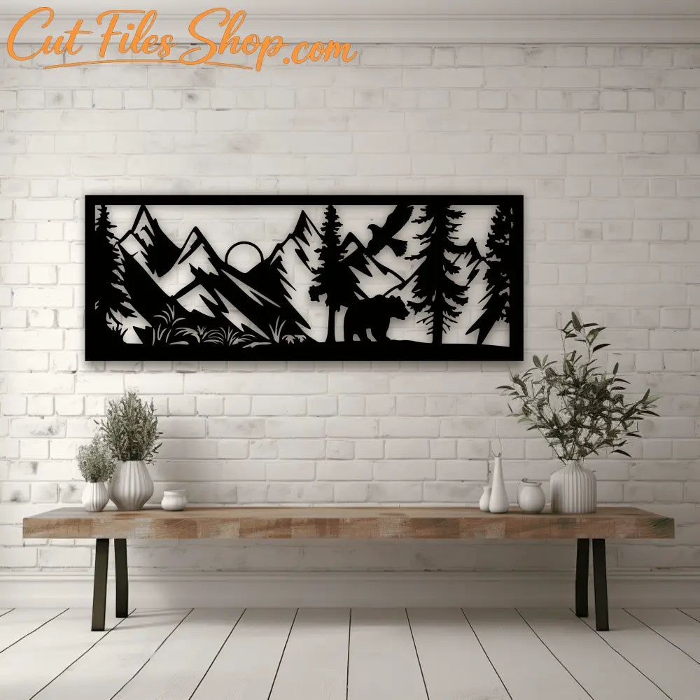 Nature-Themed Panels DXF – CNC, Plasma, and Laser Cut Files